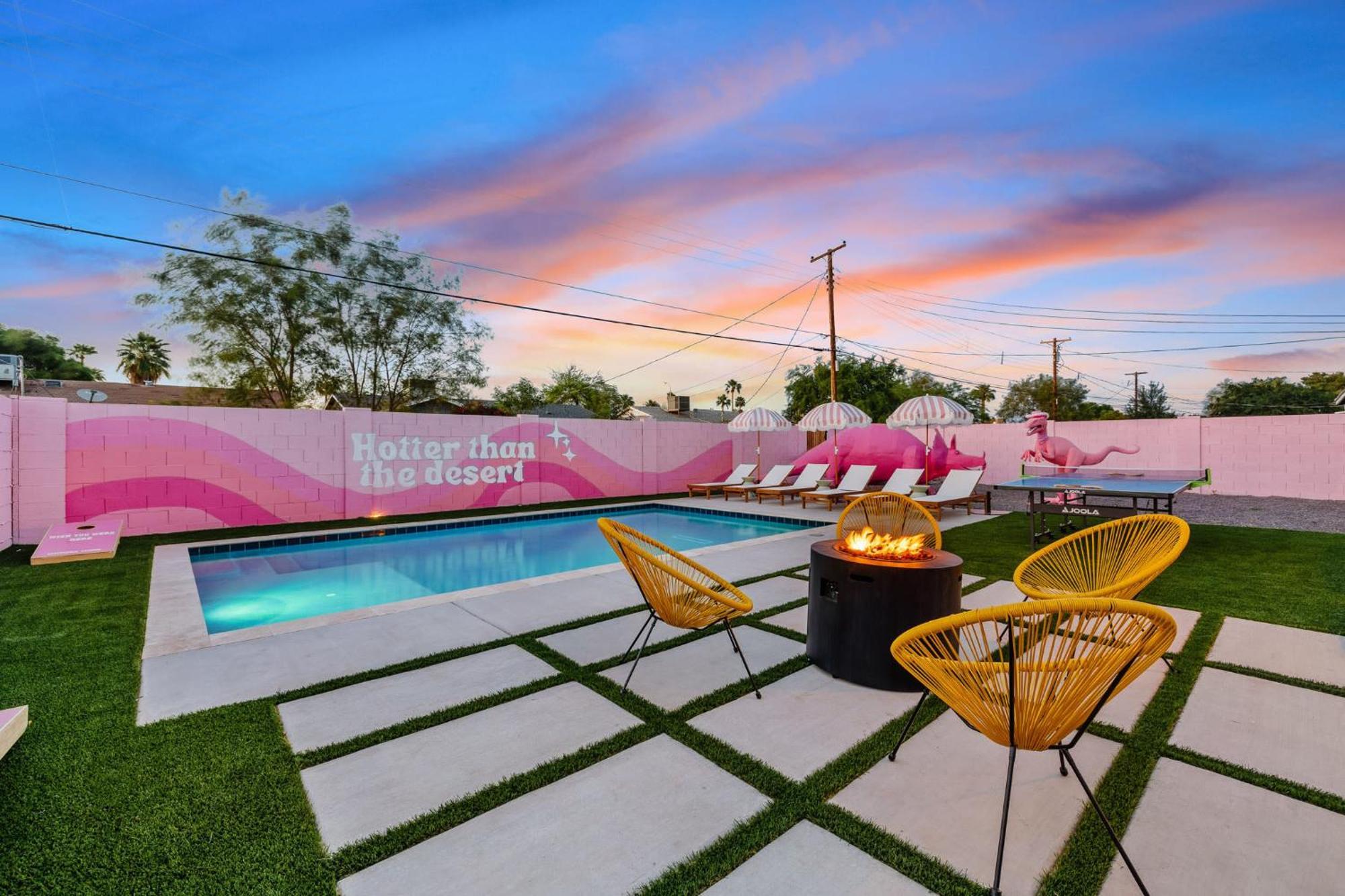 Bachelorette! Fire Pit+Heated Pool+3Mi To Old Town Villa Scottsdale Dış mekan fotoğraf